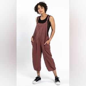 Women's Casual Jumpsuit in Clay